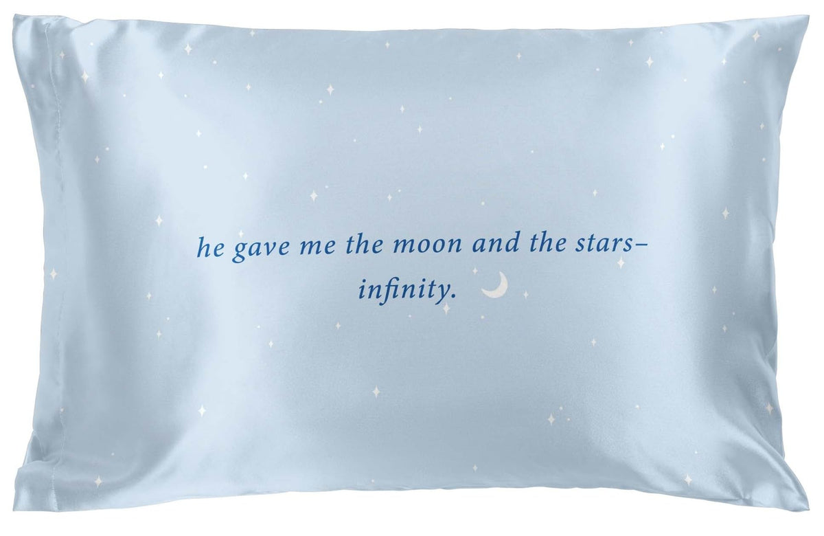 Jay Franco Satin Pillowcase - Standard Size 20x30 Inch Silky Soft Premium Pillow Cover, Blue - Harry Potter