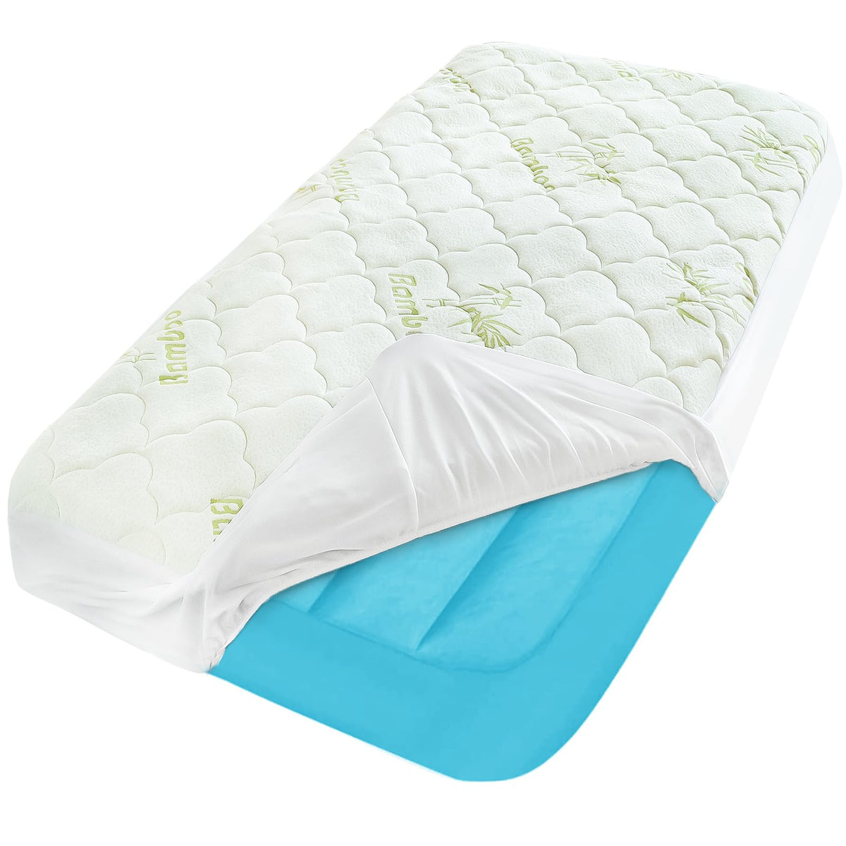 Queen Mattress Pad Thick Quilted Mattress Topper, Air Mattress Cover, Super Soft Breathable and Noiseless Down Alternative Fiber Extra Thick Mattress Pad with Deep Pocket Fits up to 23 Inch Mattress