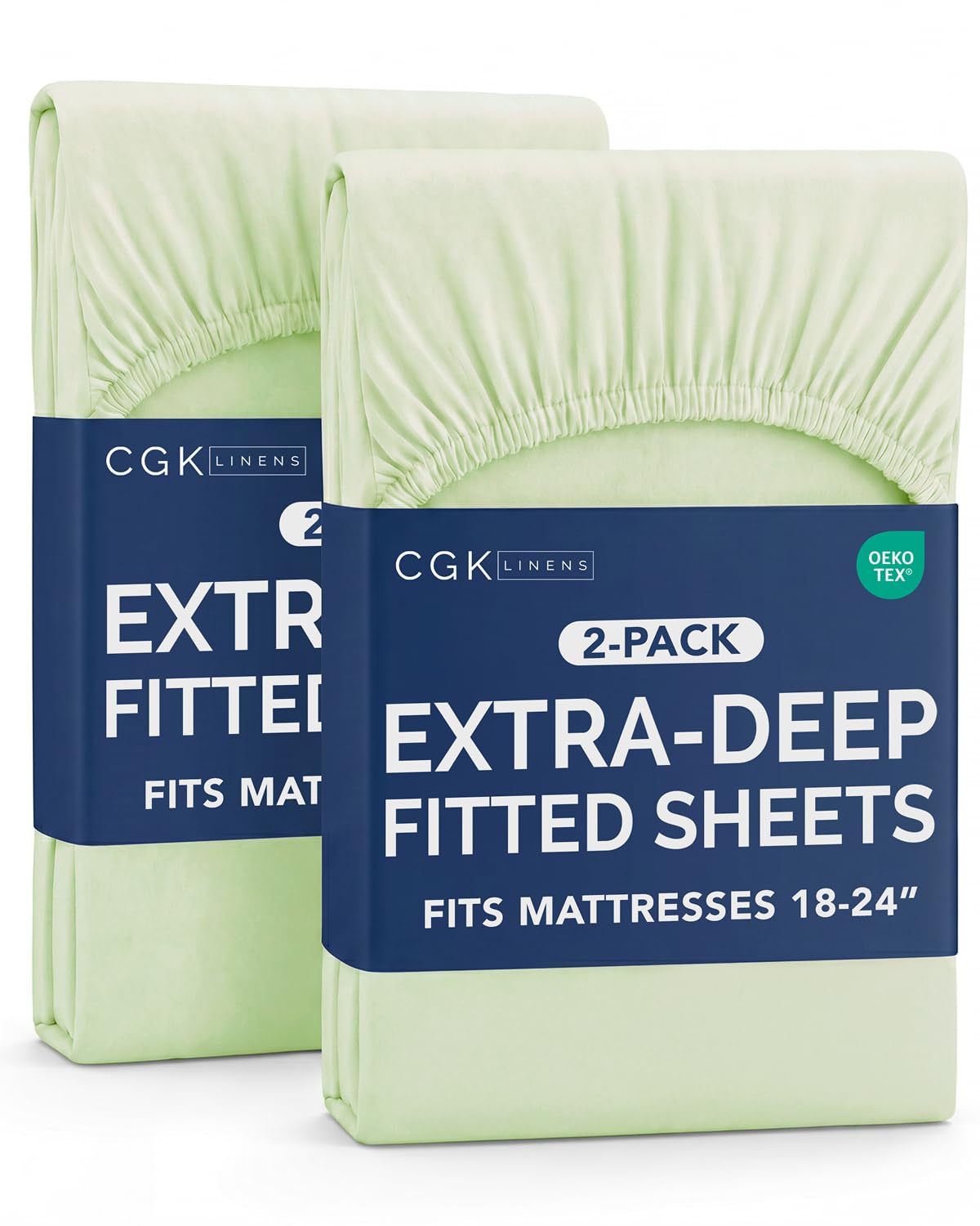 CGK Extra Deep Queen Single Fitted Sheet Only - Brown