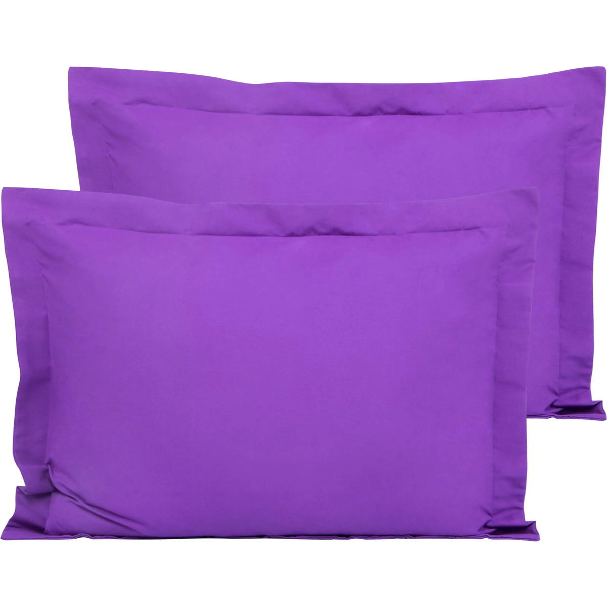 Bedsum 2-Pack Ultra Soft Brushed Pillowcases - Hotel Quality, Breathable Soft Bedding, Hypoallergenic Double-Sided Warm Flat Weave Fabric, Envelope Closure, Wrinkle Resistant, Snug Fit, Durable, Machine Washable, Fresh Post-Laundry Look