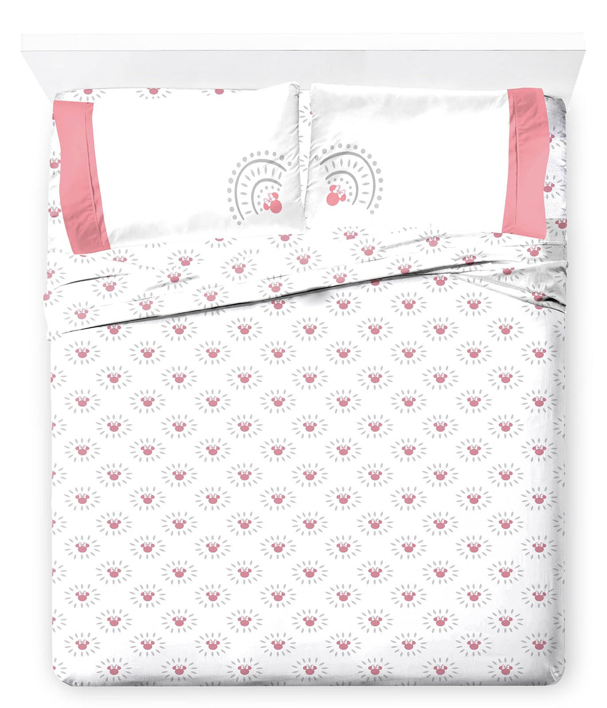 Jay Franco Sheet Set with Fitted, Flat Sheets & Pillow Cover - Ultra-Soft Bedding with Pillowcase for Room Decor, Multi - Hello Kitty, 3 Piece Twin