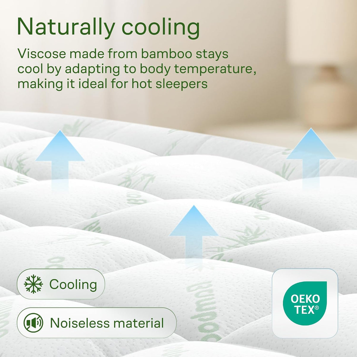Niagara Sleep Solution Queen Ultra Soft Mattress Topper — Back Pain Relief