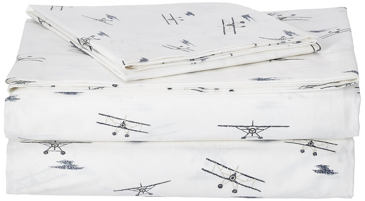 Eddie Bauer - Twin Size Sheet Set with Fitted Sheet & Pillowcase