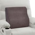 Back Support Pillow for Recliner Dual Layer Lumbar Support Pillow with Gel Memory Foam Ergonomic Orthopedic Lumbar Cushions for Elderly Lower Back Pain Relief Washable Cover Dark Grey