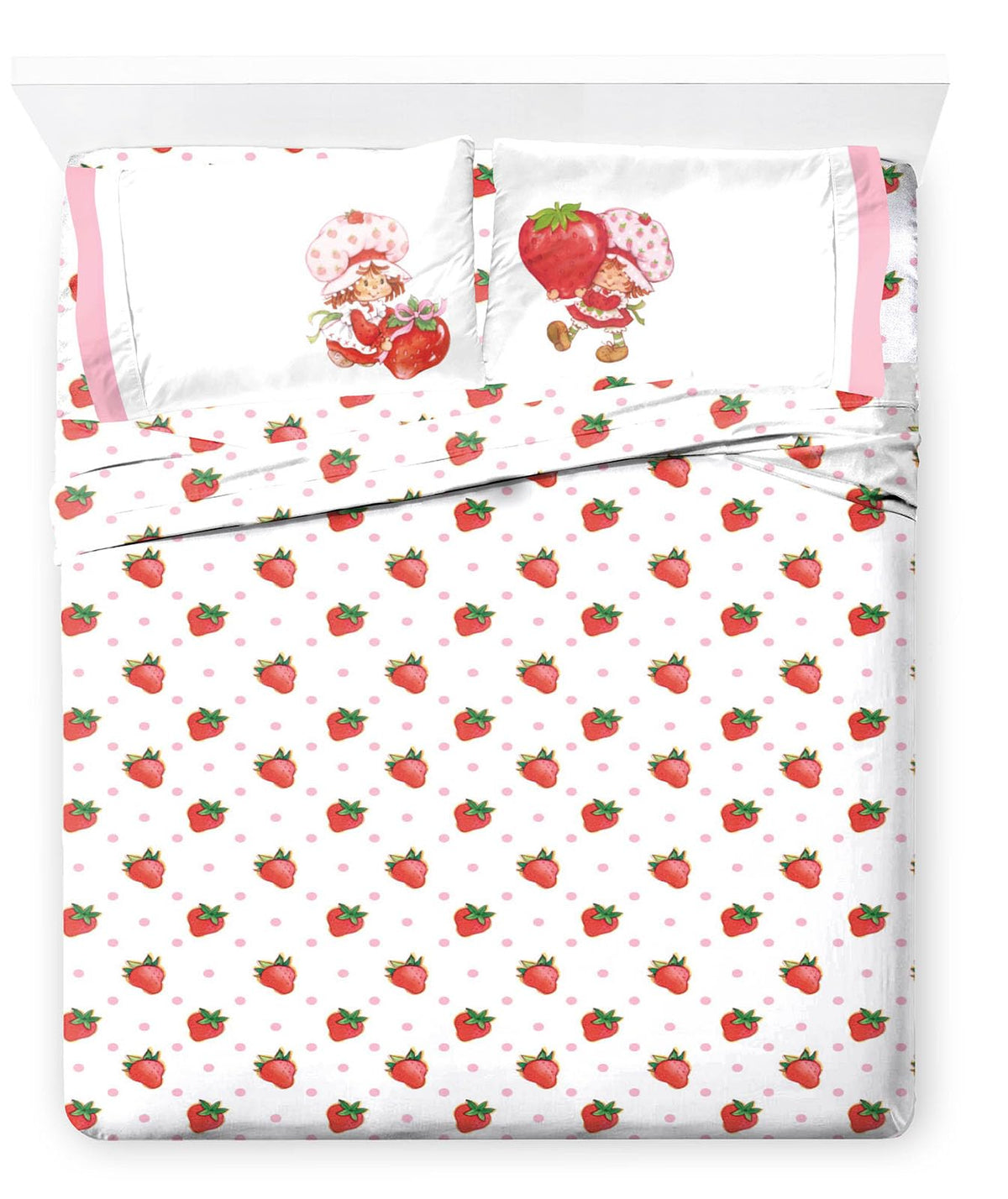 Jay Franco Kids Sheet Set with Fitted, Flat Sheets & Pillow Cover - Ultra-Soft Bedding with Pillowcase for Room Decor, White - Bluey, 3 Piece Toddler