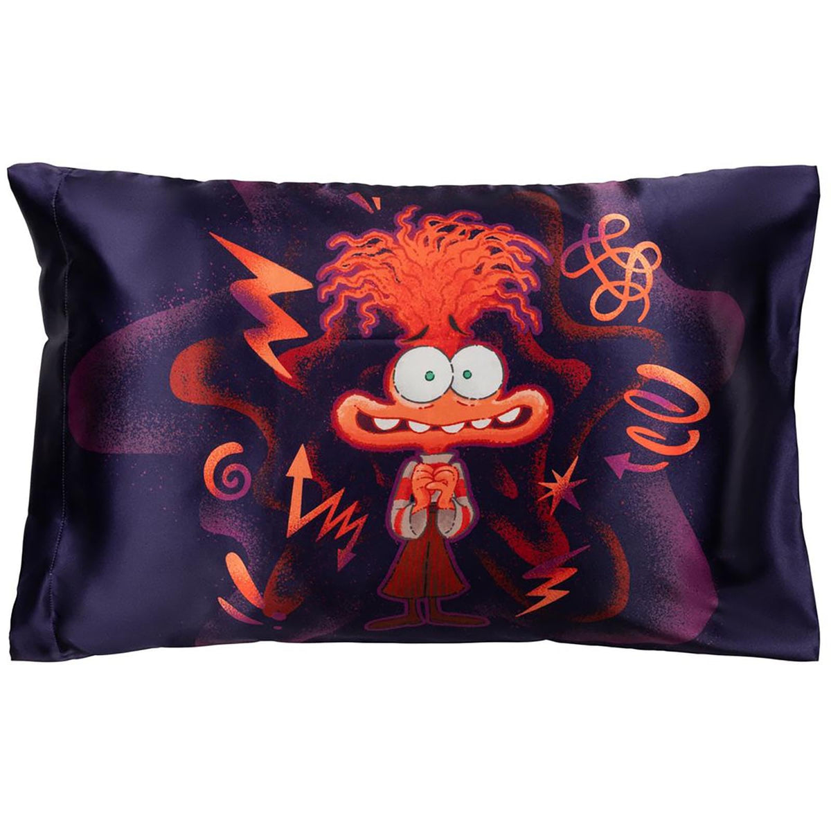 Jay Franco Satin Pillowcase - Standard Size 20x30 Inch Silky Soft Premium Pillow Cover, Blue - Harry Potter