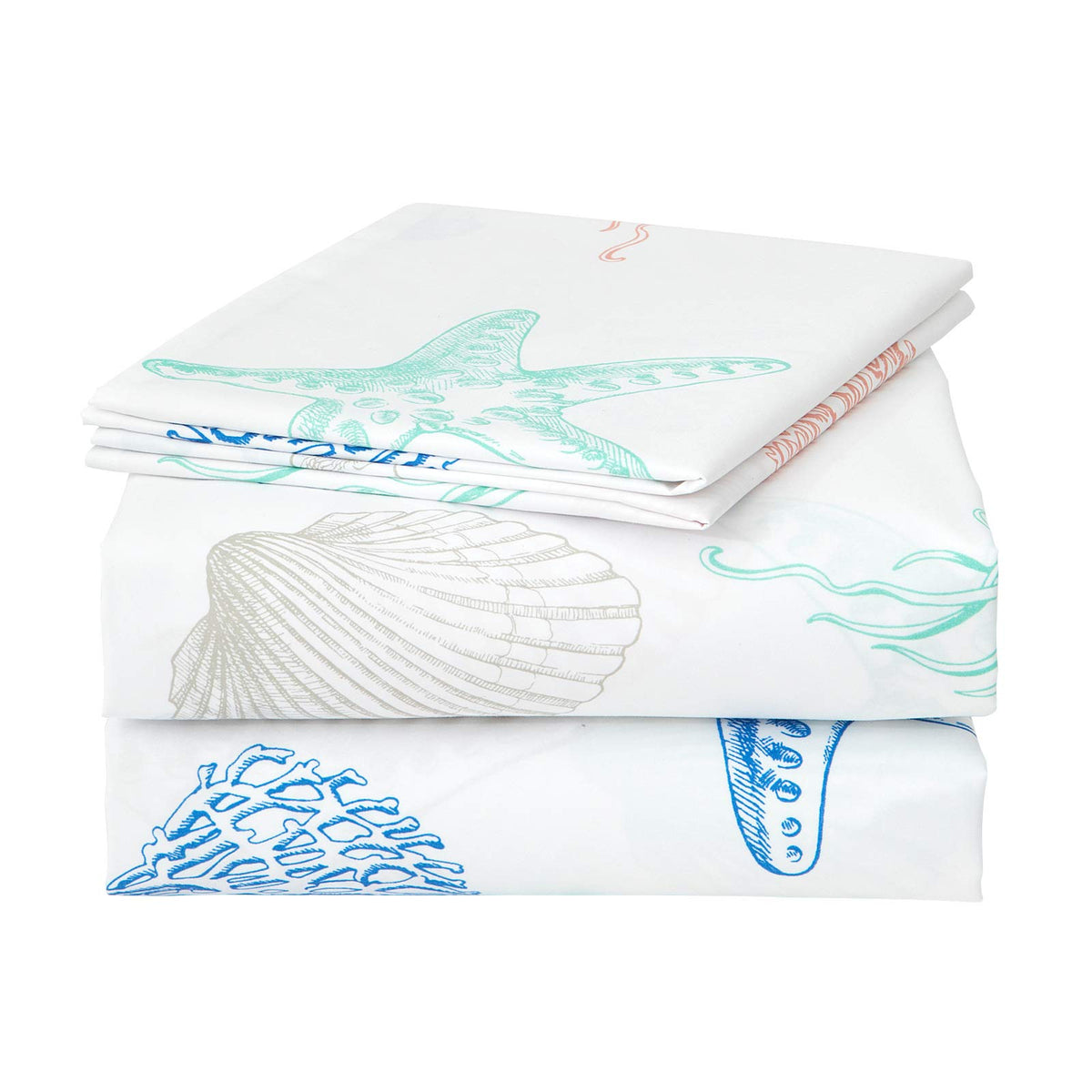 JSD Pink Unicorn Rainbow Kids Twin Sheet Set for Girls 3 Piece
