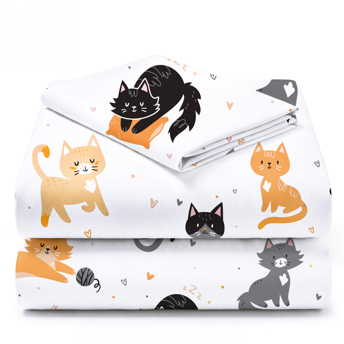 Joiedomi Kids Twin Sheet Set Unicorn - 3 Piece Soft Microfiber Bed Sheets - Deep Pocket Wrinkle Free, Cozy Toddler Bedding Set, Fade Resistant Breathable for Boys Girls Teens