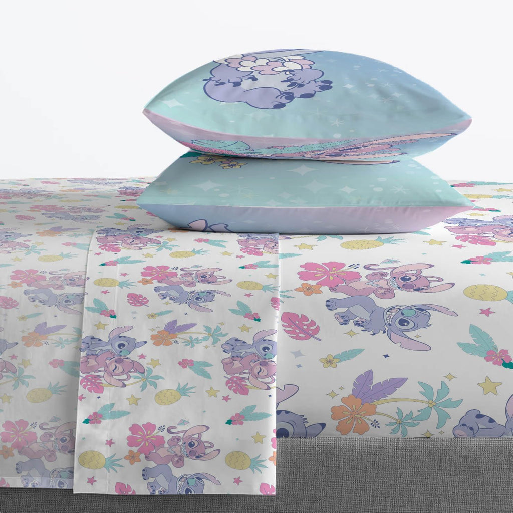 Jay Franco Disney Lilo & Stitch Full Size Sheet Set - 4 Piece Kids Bedding