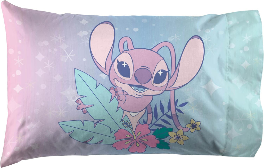 Jay Franco Disney Lilo & Stitch Full Size Sheet Set - 4 Piece Kids Bedding