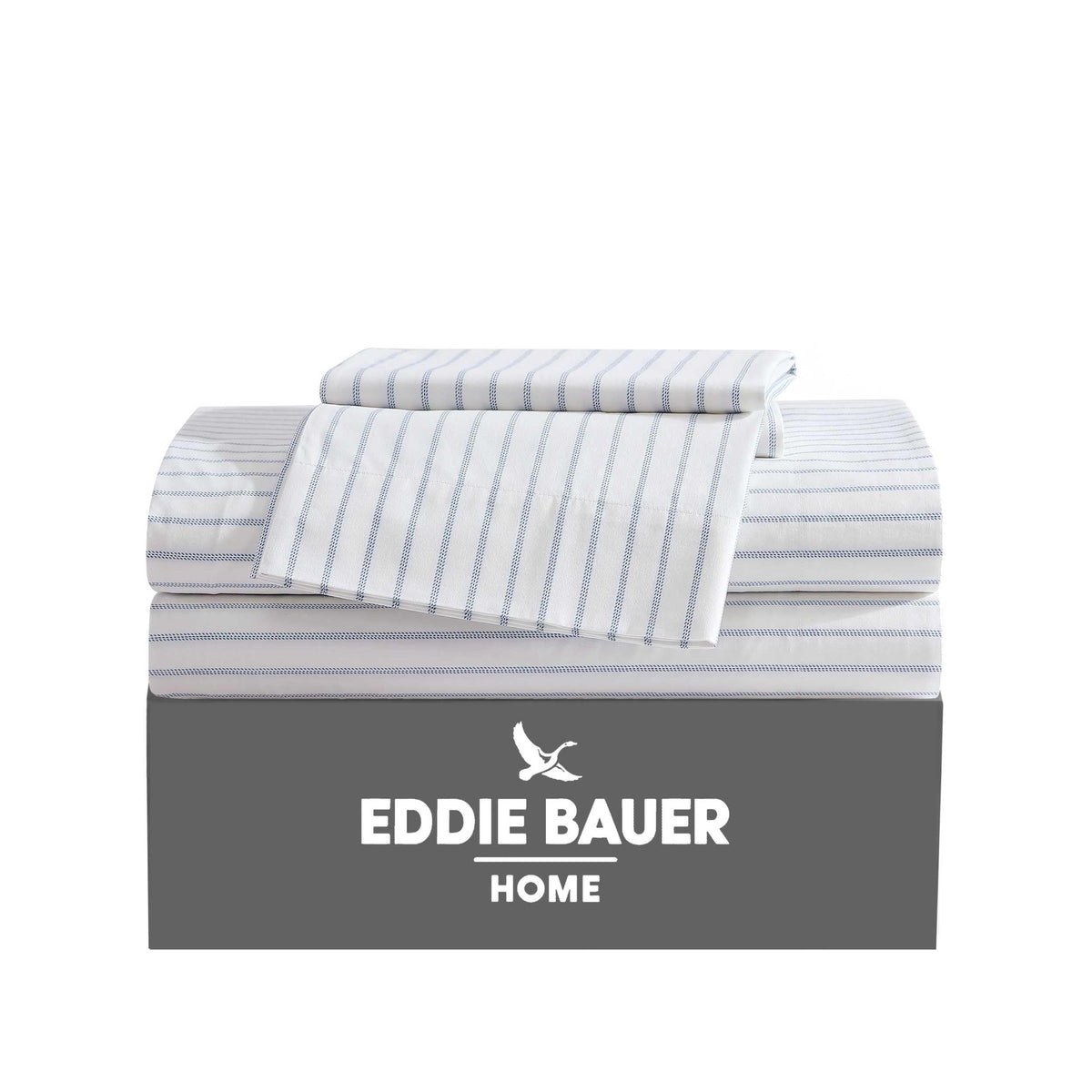 Eddie Bauer - Twin Size Sheet Set with Fitted Sheet & Pillowcase