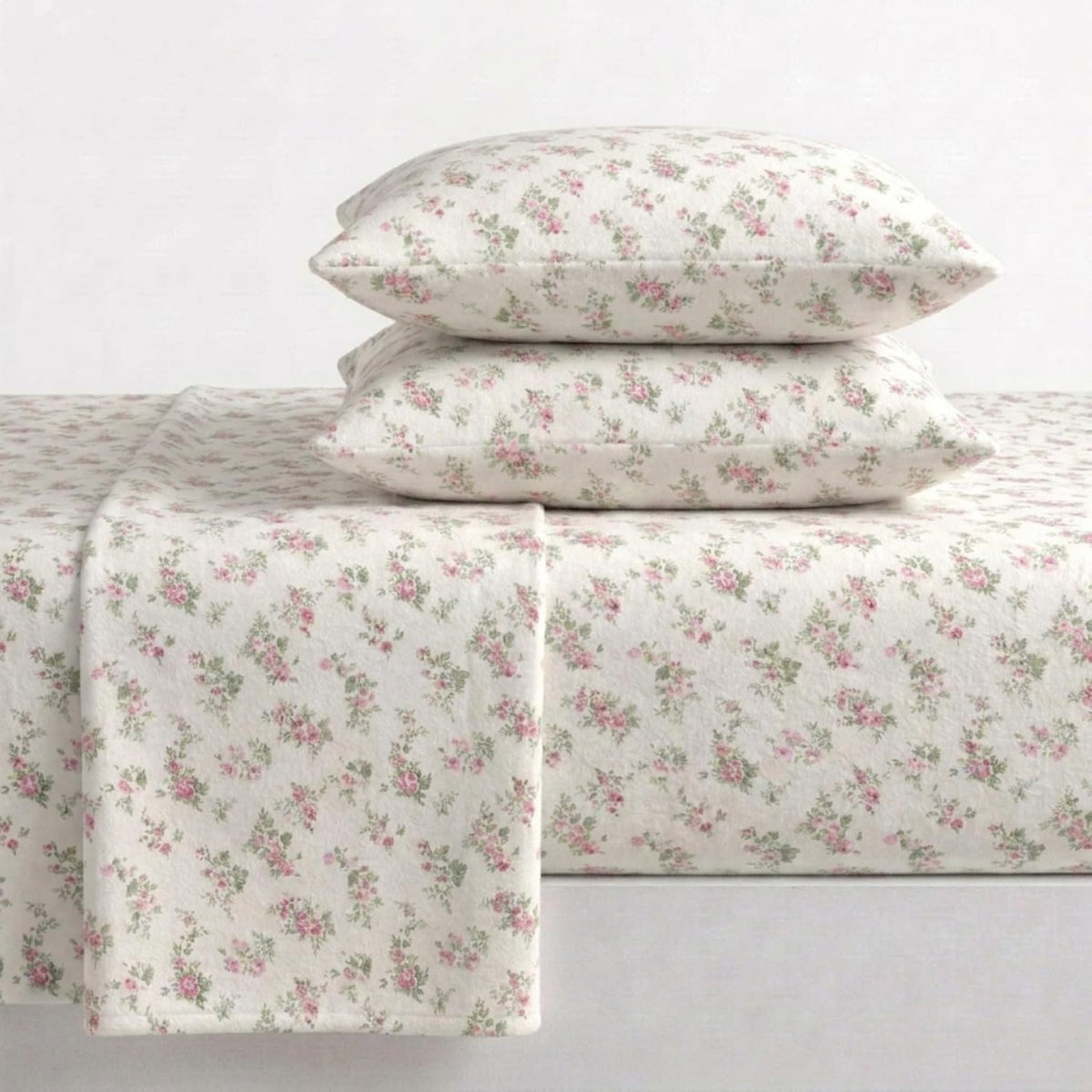 Laura Ashley - Twin Sheet Set with Fitted Sheet & Pillowcase