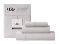 UGG Hedi King Size Sheets Set, Luxury Cooling Sheets, 4-Piece, Grey