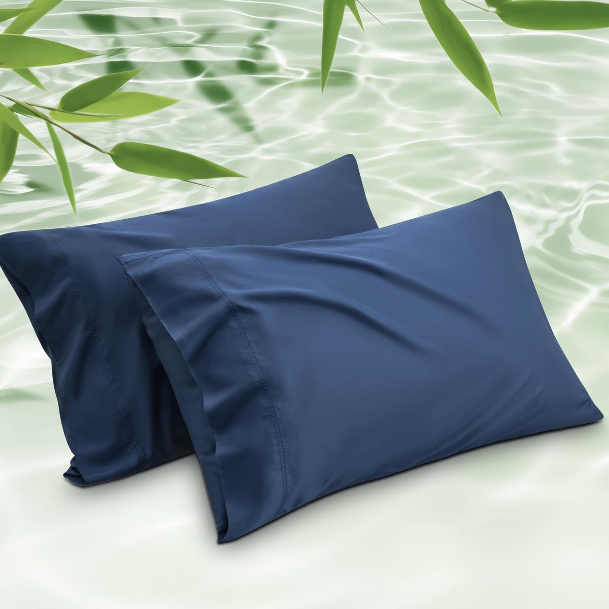 Bedsure PureWoven Pillow Cases Queen Set of 2, Rayon Derived from Bamboo