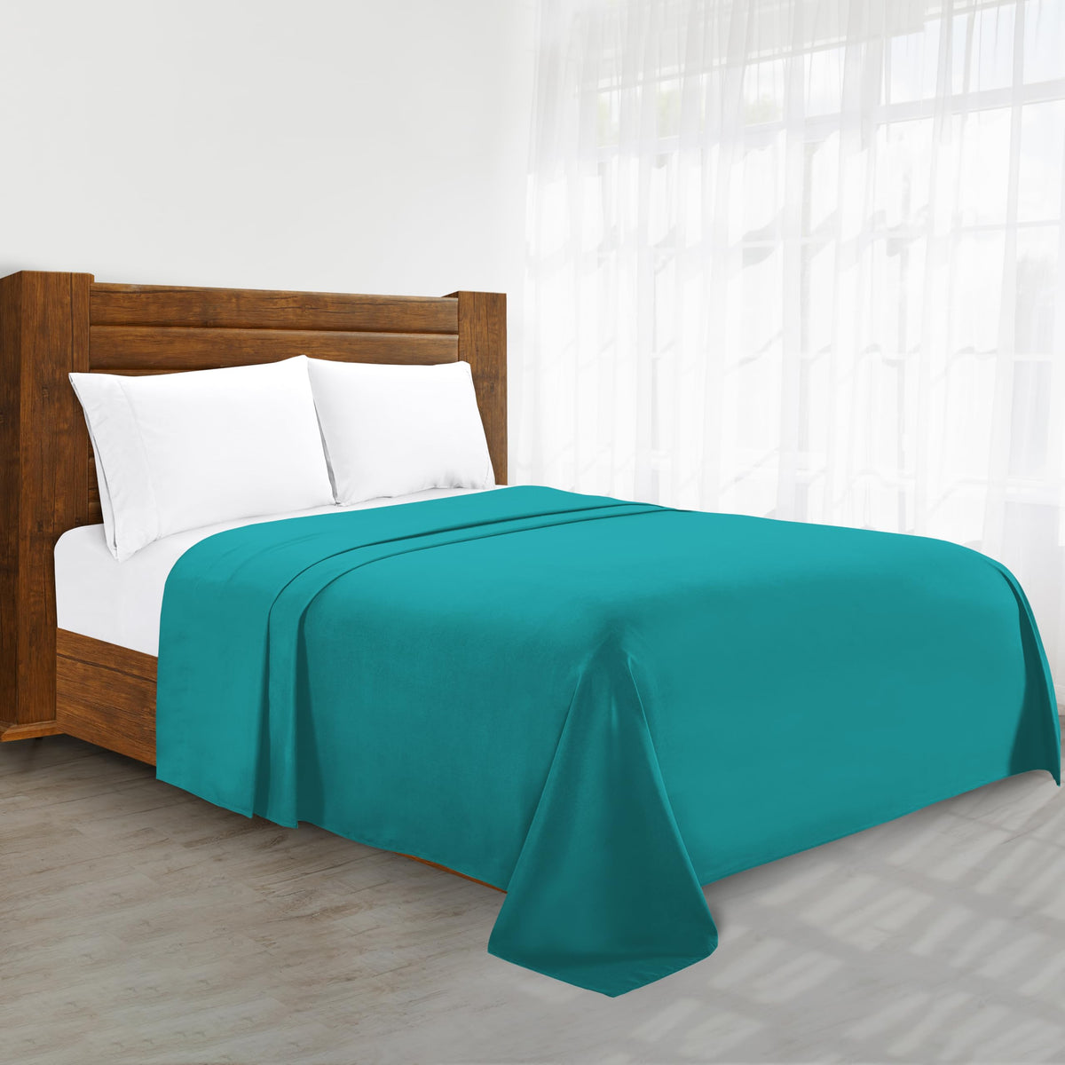 Luxury Flat Sheet on Amazon Elegant Comfort Wrinkle-Free 1500 Premier Hotel Quality 1-Piece Flat Sheet, King Size, Cream