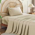 Full Size Sheet Sets, 4 Piece 15" Deep Pocket Full Sheet Set - White