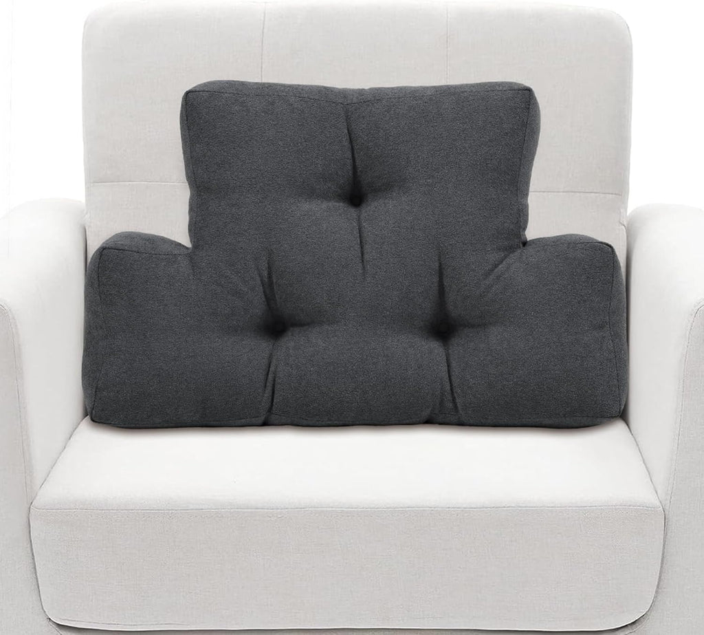 Back Pillow for Recliner Lumbar Support Pillow Soft and Fluffy Back Support Cushion Thick Lumbar Cushion for Chairs, Recliners,Sofa, Couch and Bed for Pain Relief