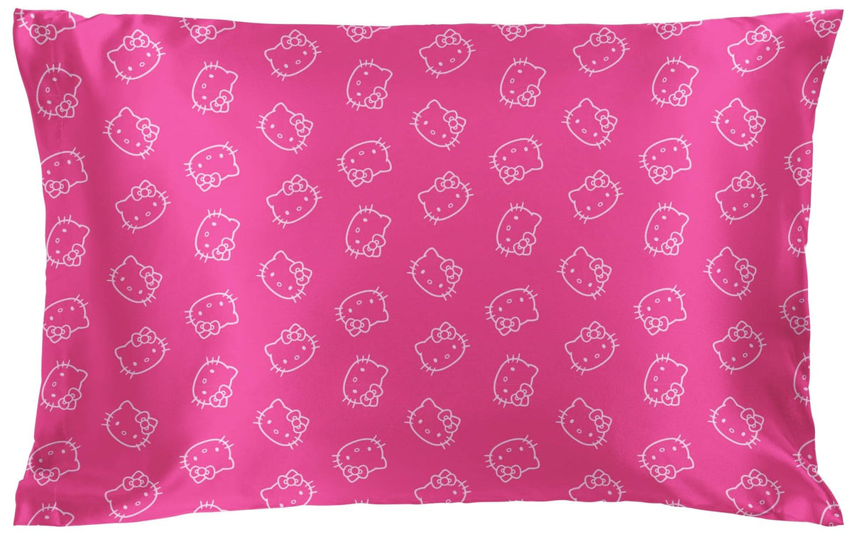 Jay Franco Satin Pillowcase - Standard Size 20x30 Inch Silky Soft Premium Pillow Cover, Blue - Harry Potter