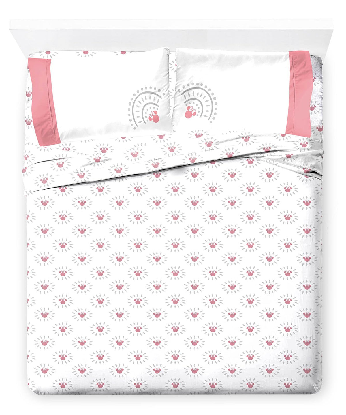 Jay Franco Sheet Set with Fitted, Flat Sheets & Pillow Cover - Ultra-Soft Bedding with Pillowcase for Room Decor, Multi - Hello Kitty, 3 Piece Twin