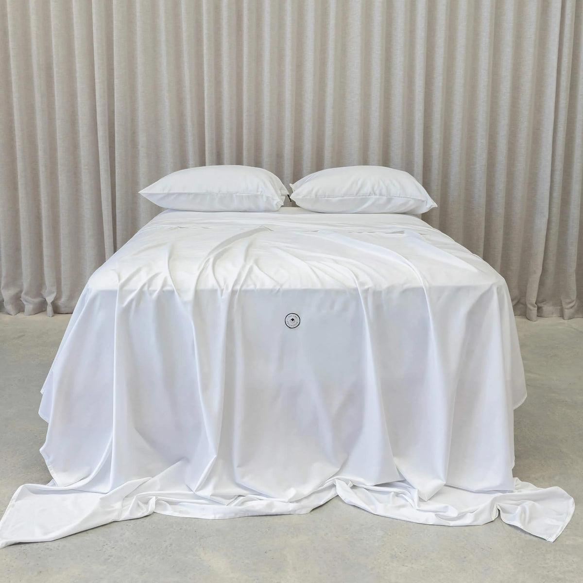 3.0 - 4-Piece Cotton Bedding Set with Fitted Sheet, Top Sheet & 2 Pillowcases - Luxury Bed Sheets for Full Size Beds - Premium Bedroom Essentials - Maui/Full