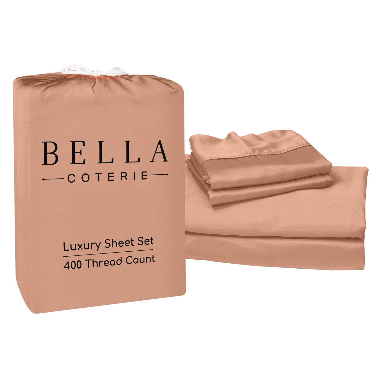 Bella Coterie Luxury Bamboo Viscose Queen Size Sheet Set