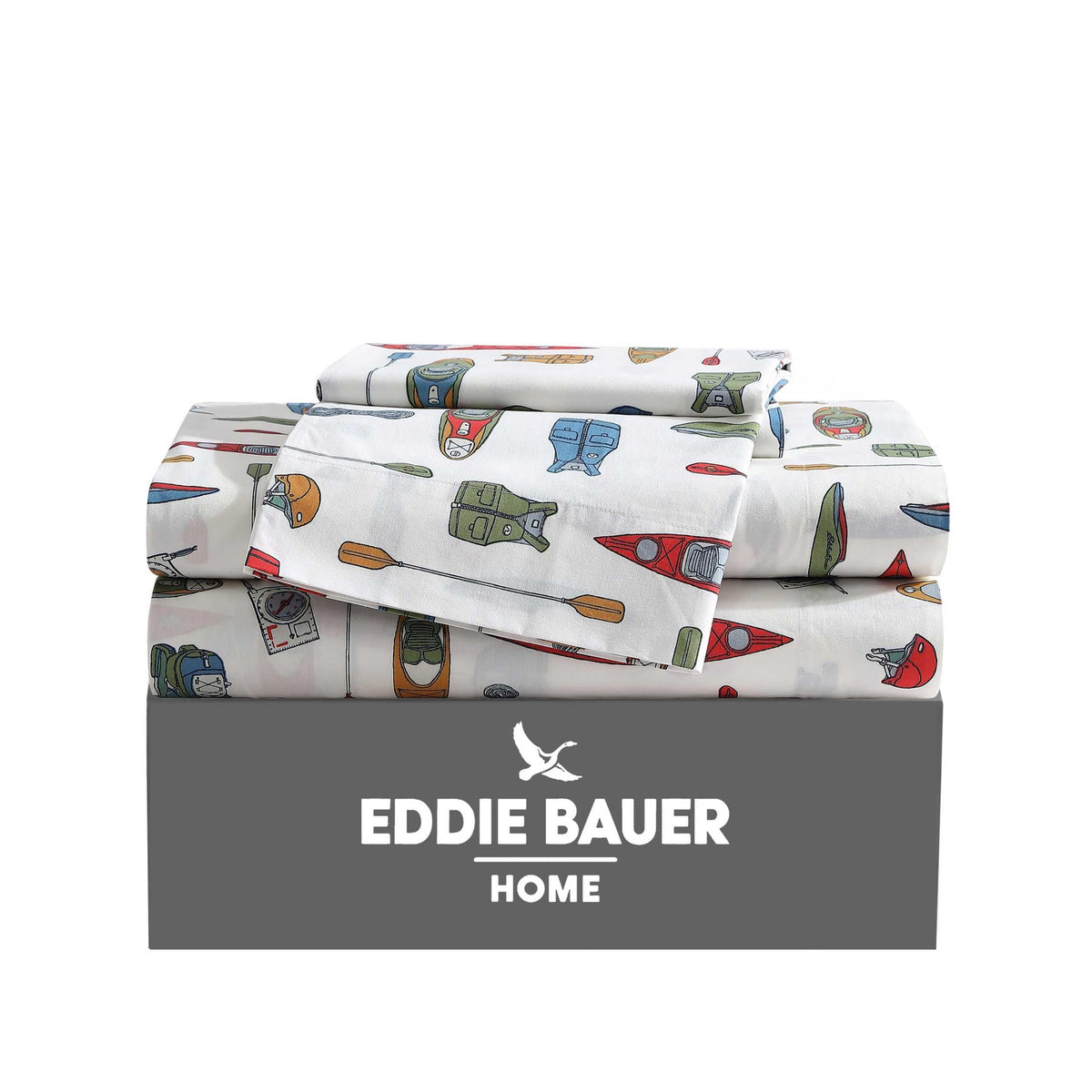 Eddie Bauer - Twin Size Sheet Set with Fitted Sheet & Pillowcase