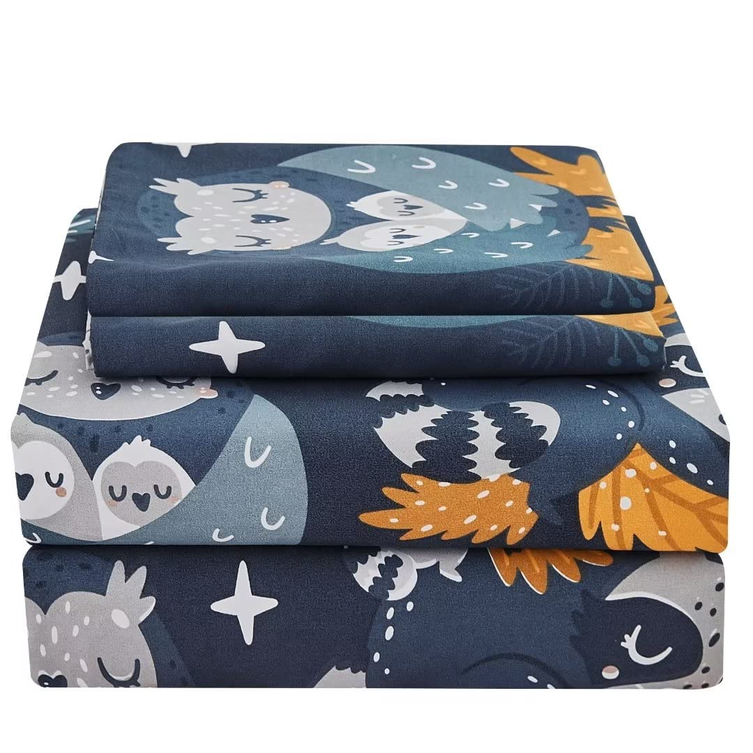 JSD Pink Unicorn Rainbow Kids Twin Sheet Set for Girls 3 Piece