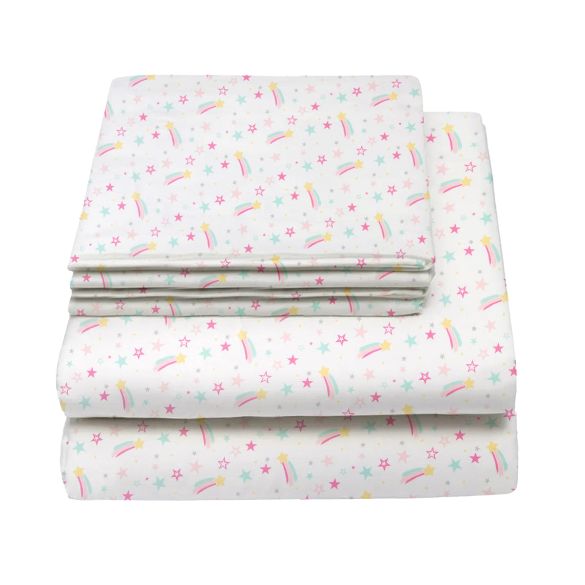 Full Sheets Set Kids Boys/Girls, Bed Sheets Kids, Cute Bed Sheet, Includes Flat, Fitted and 2 Pillowcases, 4 Piece