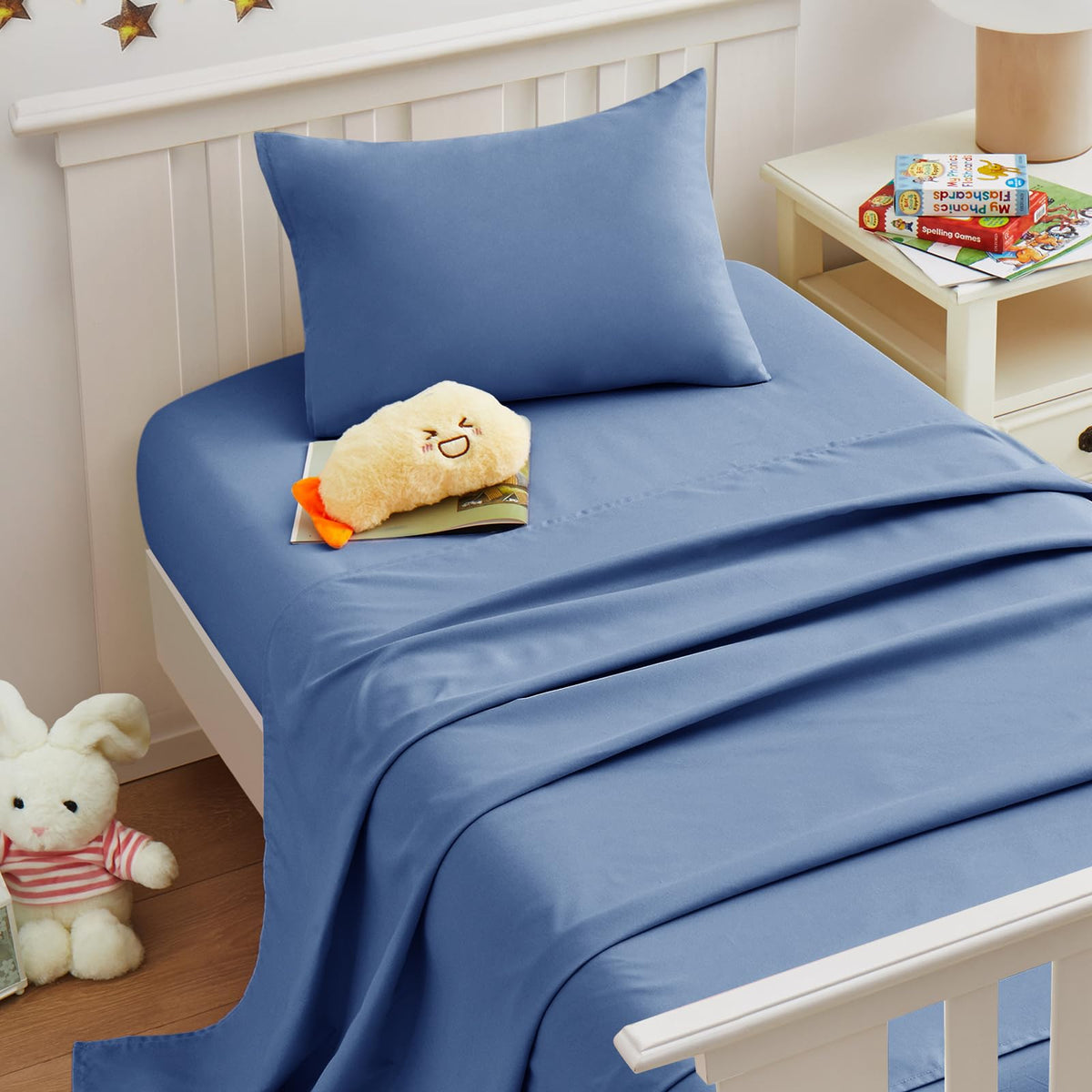 Light Pink Toddler Sheets, 3-Piece Pink Sheet Set for Toddler