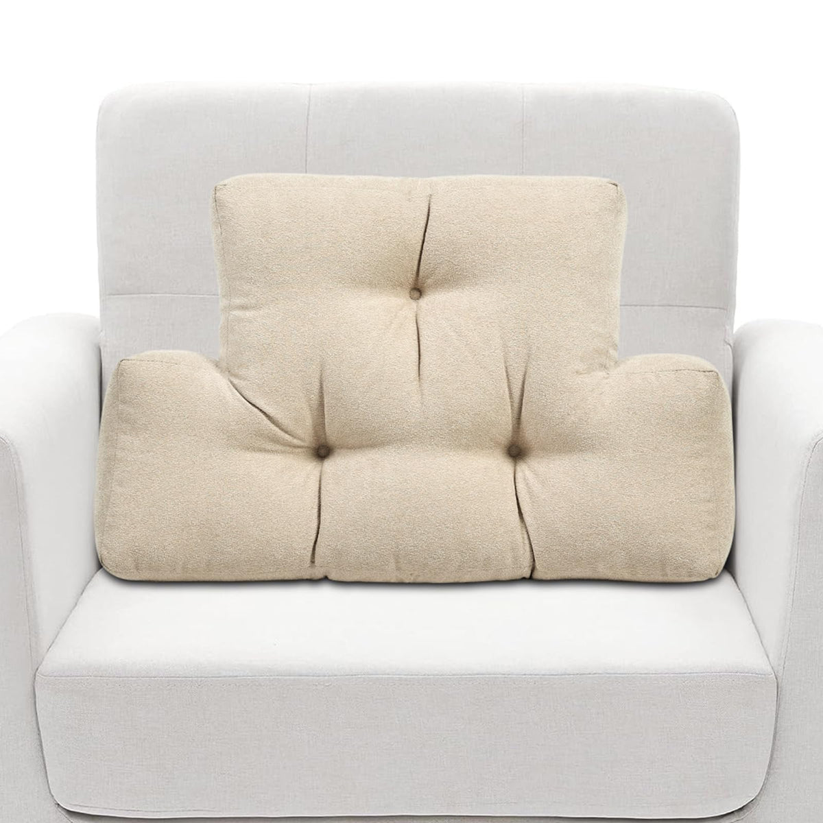 Back Pillow for Recliner Lumbar Support Pillow Soft and Fluffy Back Support Cushion Thick Lumbar Cushion for Chairs, Recliners,Sofa, Couch and Bed for Pain Relief