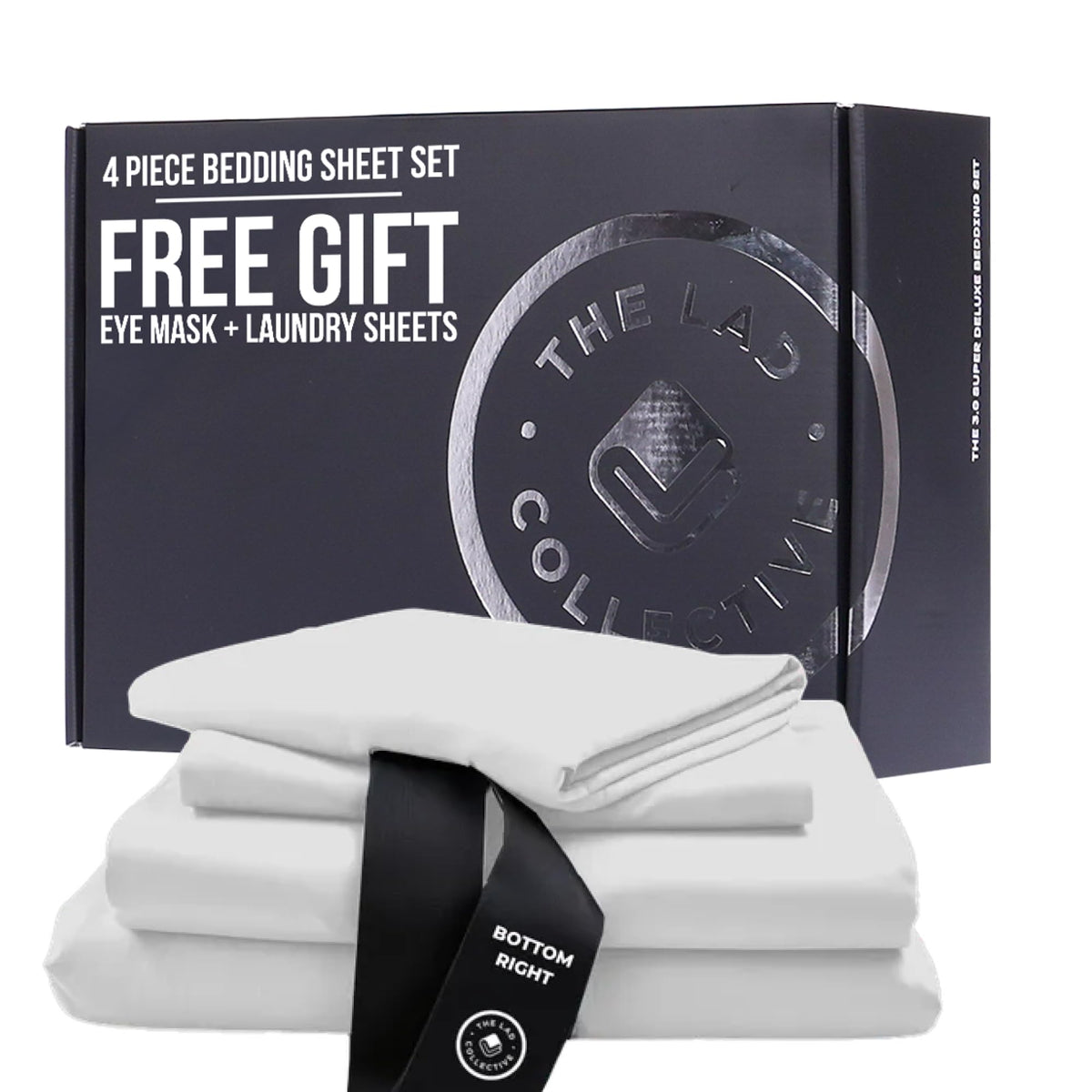 3.0 - 4-Piece Cotton Bedding Set with Fitted Sheet, Top Sheet & 2 Pillowcases - Luxury Bed Sheets for Full Size Beds - Premium Bedroom Essentials - Maui/Full