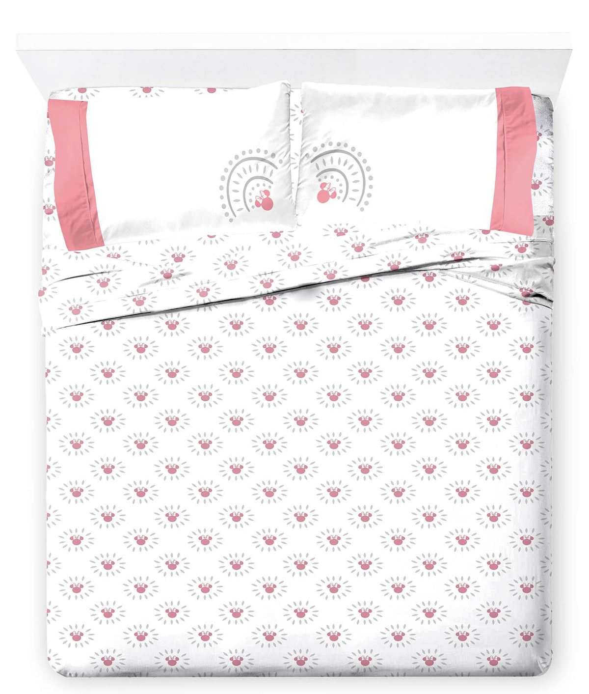 Jay Franco Sheet Set with Fitted, Flat Sheets & Pillow Cover - Ultra-Soft Bedding with Pillowcase for Room Decor, Multi - Hello Kitty, 3 Piece Twin