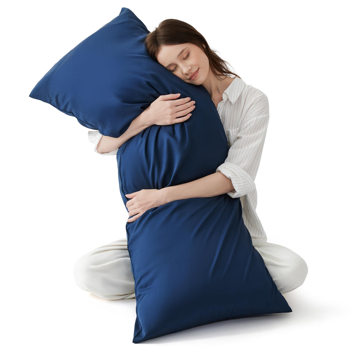 Bedsure PureWoven Pillow Cases Queen Set of 2, Rayon Derived from Bamboo