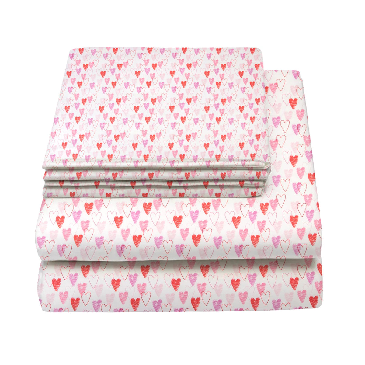 Full Sheets Set Kids Boys/Girls, Bed Sheets Kids, Cute Bed Sheet, Includes Flat, Fitted and 2 Pillowcases, 4 Piece