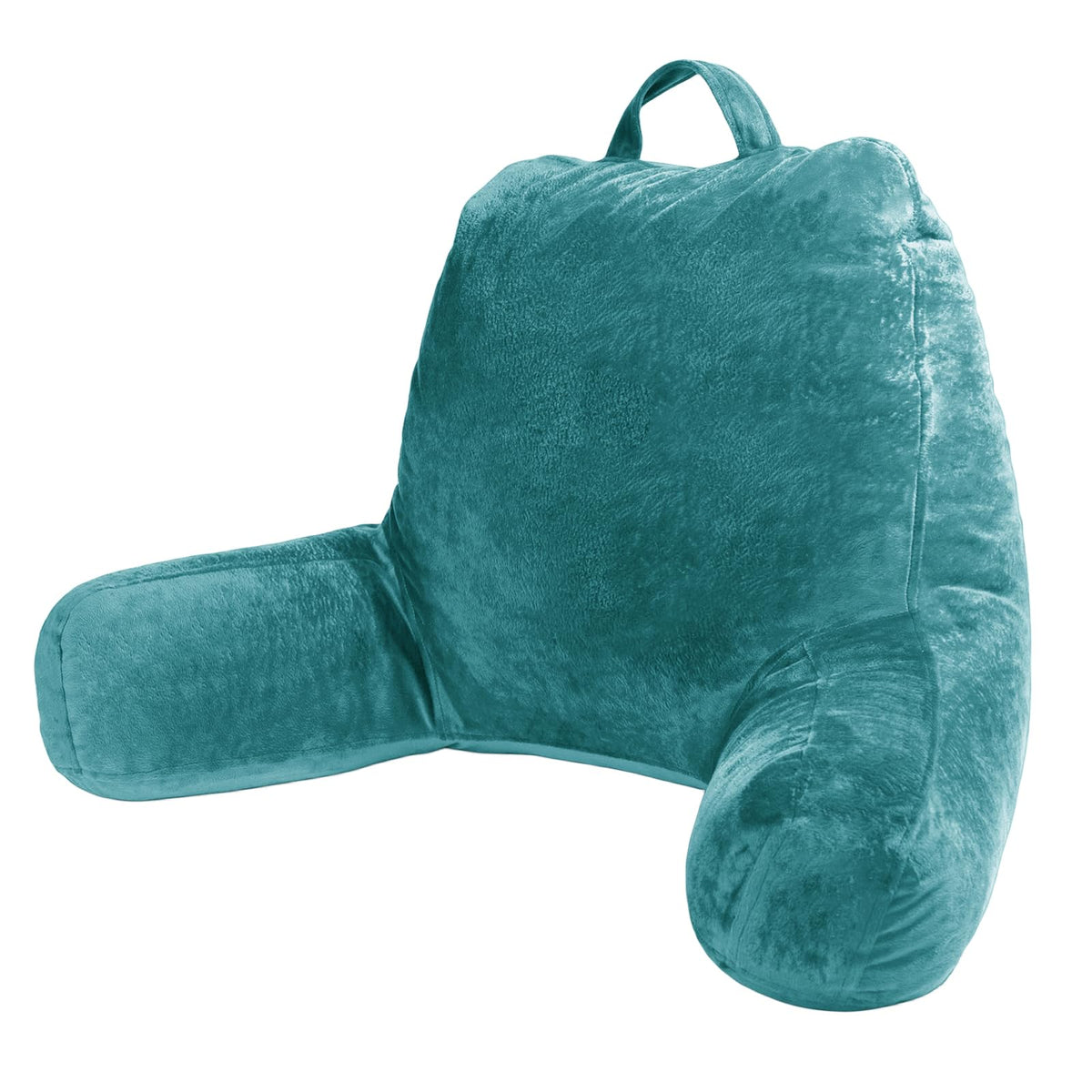 Sasttie Reading Pillow for Bed, Back Pillow for Sitting Up, Dark Grey