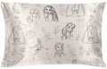 Jay Franco Satin Pillowcase - Standard Size 20x30 Inch Silky Soft Premium Pillow Cover, Blue - Harry Potter