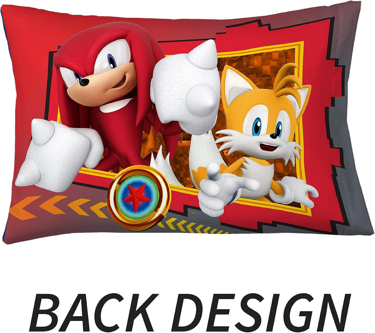 Franco Kids Bedding Super Soft Microfiber Reversible Pillowcase, 20 in x 30 in, Sonic The Hedgehog