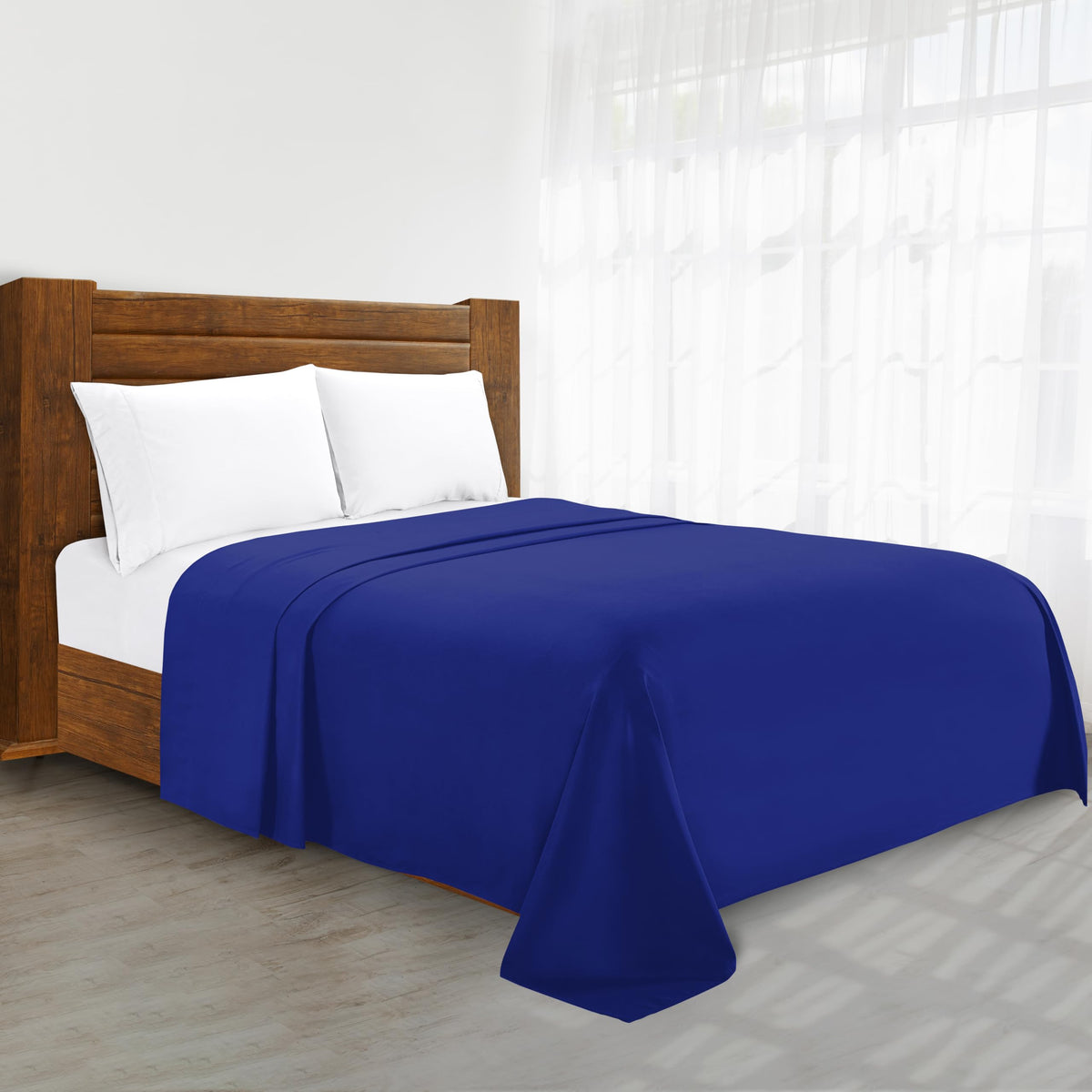 Luxury Flat Sheet on Amazon Elegant Comfort Wrinkle-Free 1500 Premier Hotel Quality 1-Piece Flat Sheet, King Size, Cream