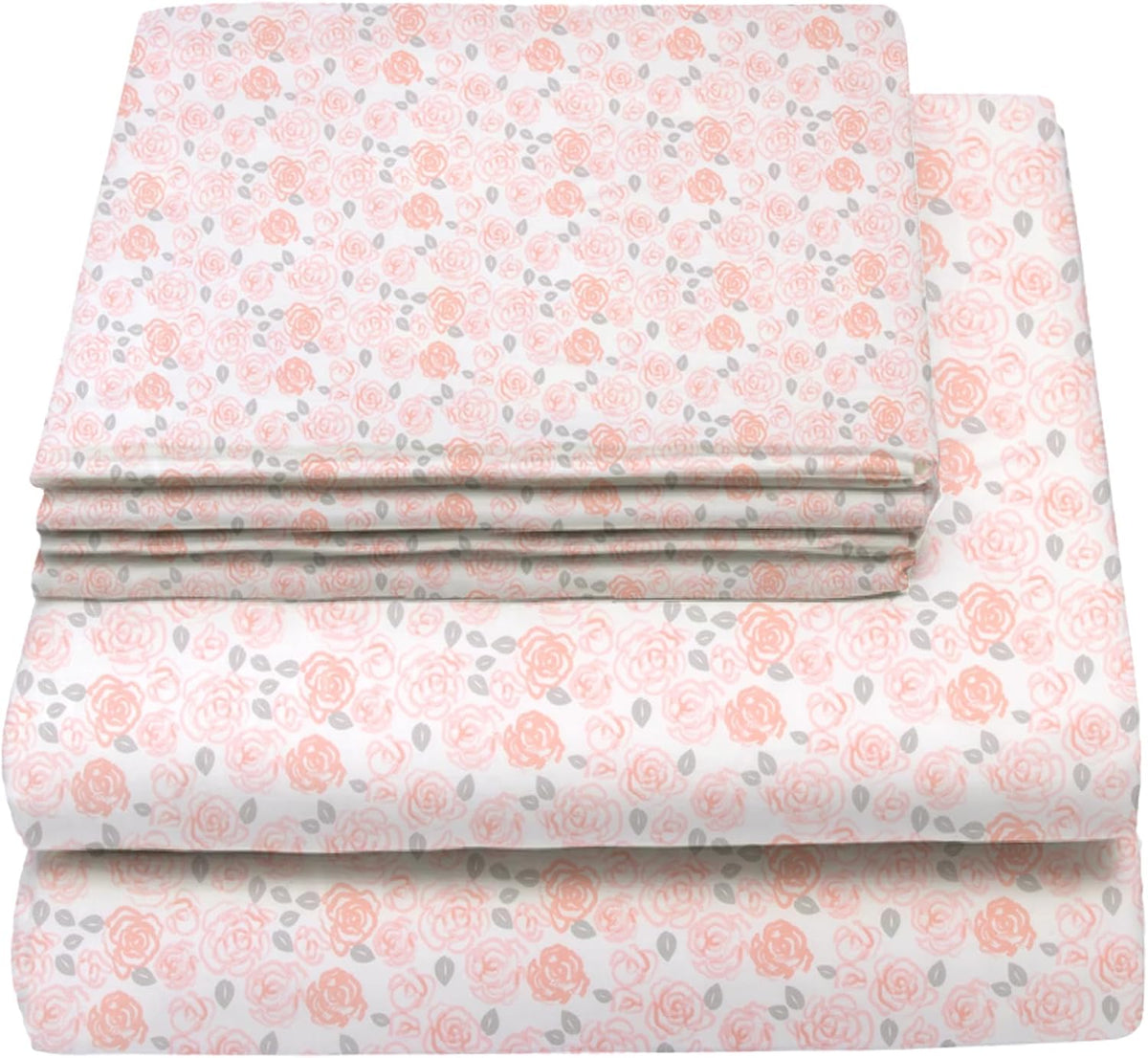Full Sheets Set Kids Boys/Girls, Bed Sheets Kids, Cute Bed Sheet, Includes Flat, Fitted and 2 Pillowcases, 4 Piece