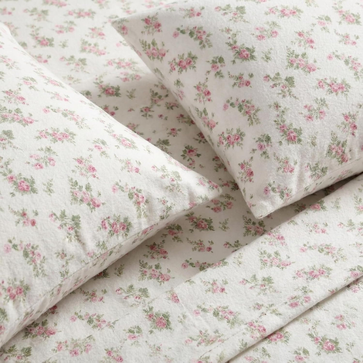 Laura Ashley - Twin Sheet Set with Fitted Sheet & Pillowcase
