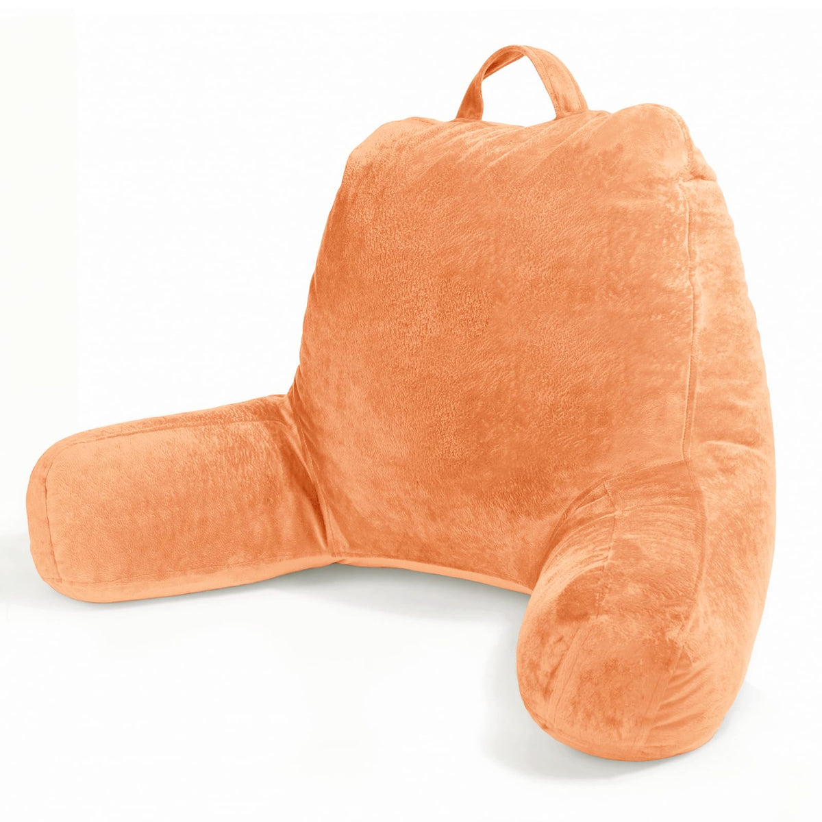 Sasttie Reading Pillow for Bed, Back Pillow for Sitting Up, Dark Grey