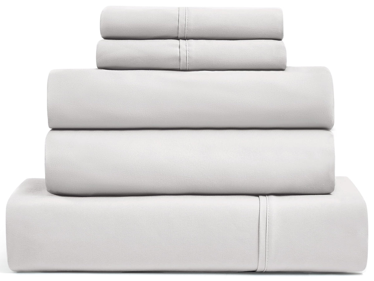 UGG Hedi King Size Sheets Set, Luxury Cooling Sheets, 4-Piece, Grey
