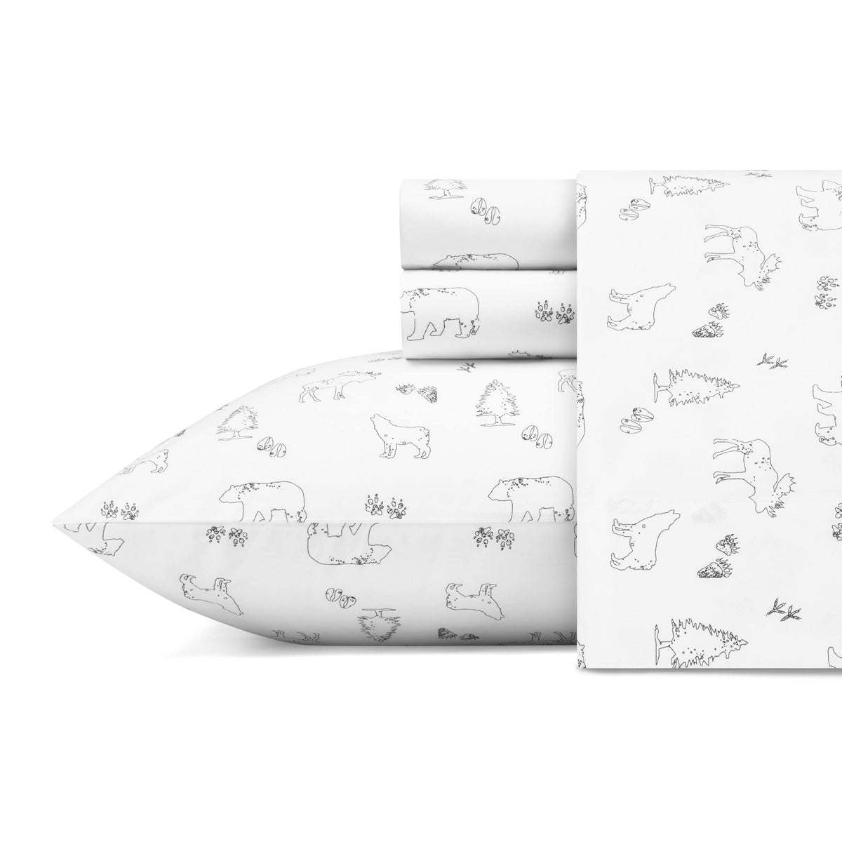 Eddie Bauer - Twin Size Sheet Set with Fitted Sheet & Pillowcase