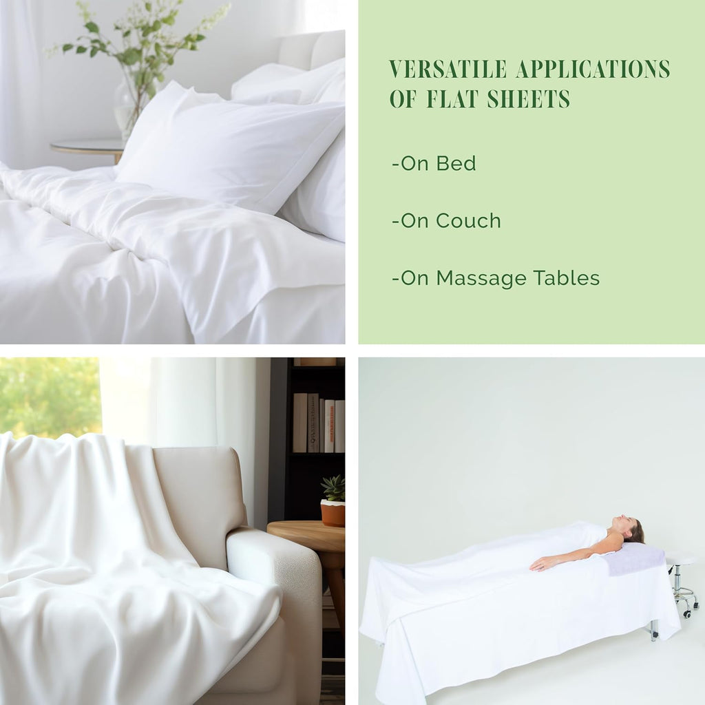 Luxury Flat Sheet on Amazon Elegant Comfort Wrinkle-Free 1500 Premier Hotel Quality 1-Piece Flat Sheet, King Size, Cream