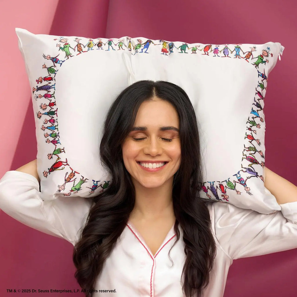 The Grinch x Kitsch King Satin Pillowcase - Whoville