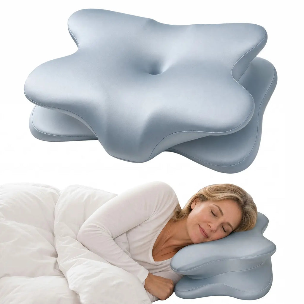 Ergonomic Cervical Pillow, Orthopedic Memory Foam Soft Neck Support, Relieves Neck and Shoulder Pain, Bed Pillow for Comfortable Sleep