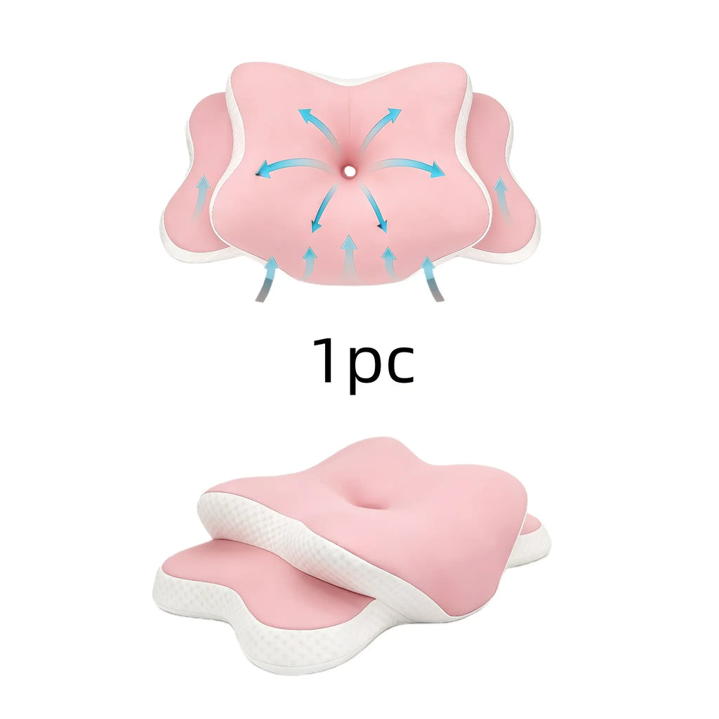 A cervical pillow that conforms to ergonomics, with slow rebound support, breathable and cool fabric, and machine washable pillowcase, suitable for side sleeping, back sleeping, and prone sleeping, providing gentle cervical comfort