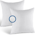 Utopia Bedding Outdoor Lumbar Pillow Inserts (Pack of 2, Pack of 4) - White Smooth 7D Virgin Polyester Fabric, Soft, Durable, Water-Resistant, Breathable, Ergonomic Posture Support, Hand Wash Only for Patio-Porch Furniture