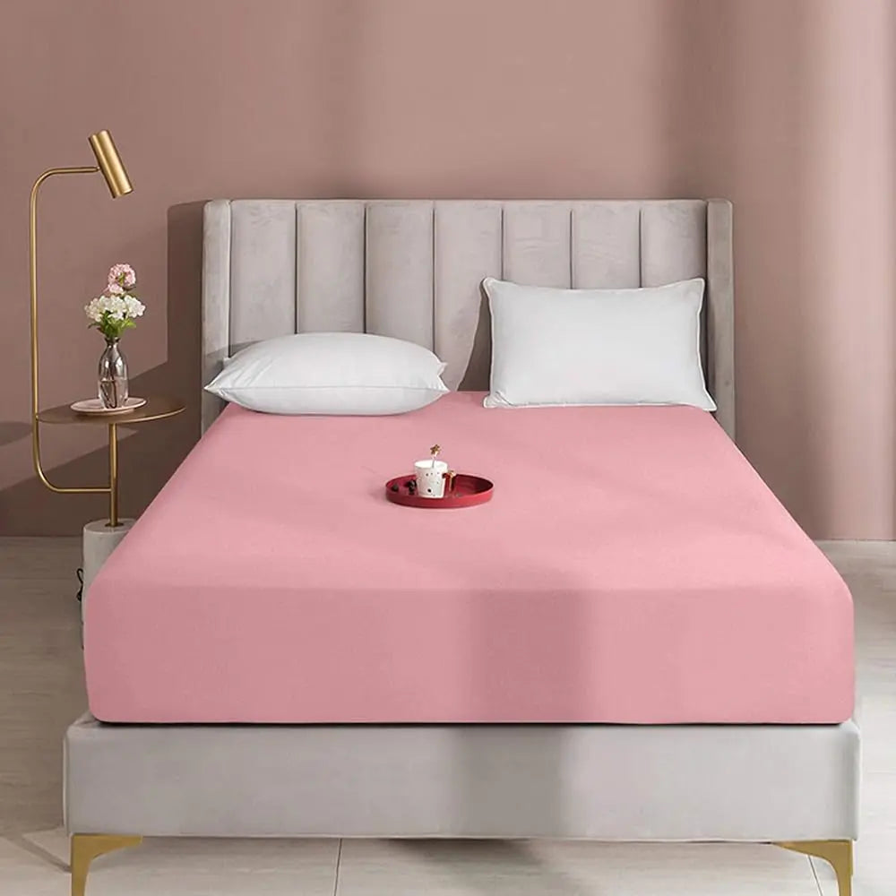 NTBAY Fitted Bed Sheet - Deep Pocket Fit Soft Comfy Bedding, Brushed Microfiber Breathable Wrinkle-Free Cover, All-Around Elastic Stays in Place, No Shrink, Chlorine-Free Bleach Safe, Tumble Dry Low, Oeko-Tex Certified