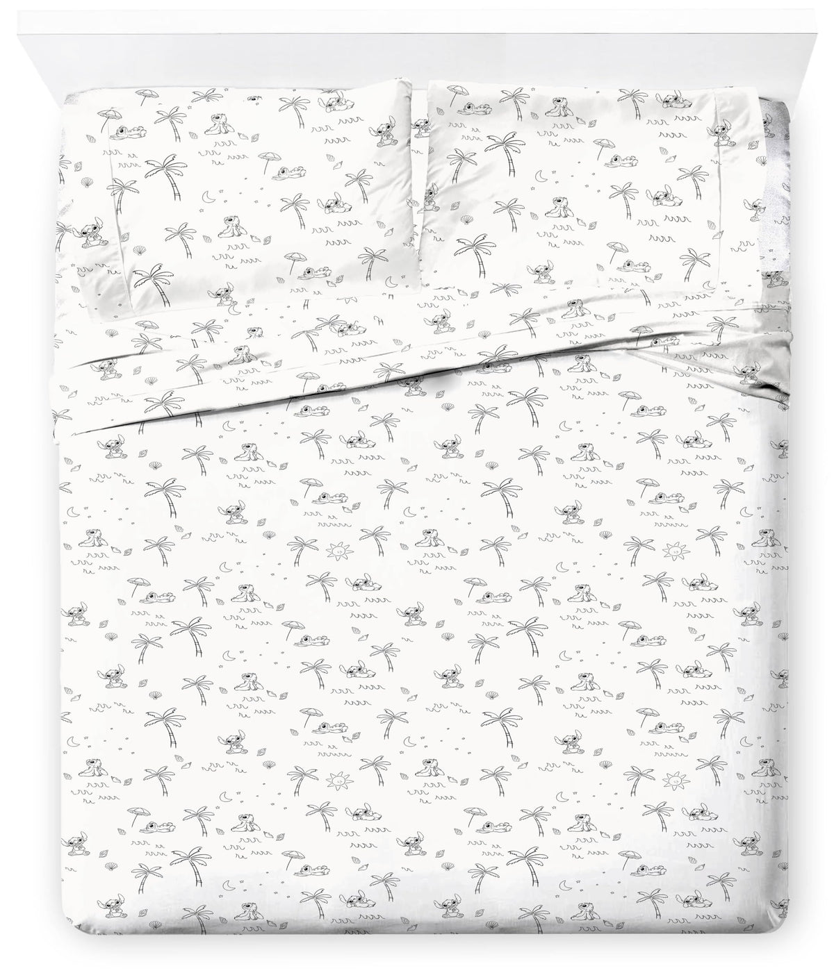 Jay Franco Sheet Set with Fitted, Flat Sheets & Pillow Cover - Ultra-Soft Bedding with Pillowcase for Room Decor, Multi - Hello Kitty, 3 Piece Twin